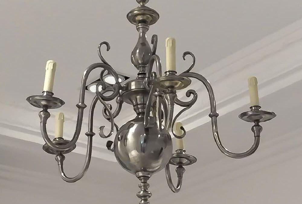 Restauración Lámpara Holandesa Niquelada